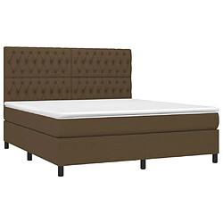 Avis Sommier à lattes,Cadre à lattes de lit pour Adulte matelas et LED Marron foncé 180x200cm -MN18468