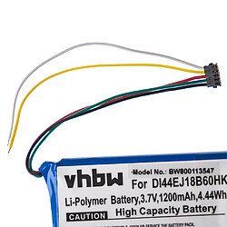 vhbw Batterie compatible avec Garmin Edge Explore appareil GPS de navigation (1200mAh, 3,7V, Li-polymère)