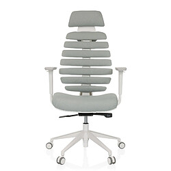 Chaise de bureau / chaise pivotante ERGO LINE W tissu moondust hjh OFFICE