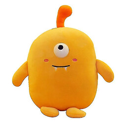 Universal Green petit monstre en peluche en peluche animal (jaune)