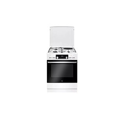 Cuisinière mixte 77l 4 feux blanc - ACM7037RB - AMICA