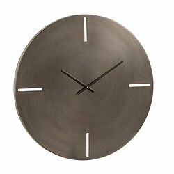 Paris Prix Horloge Murale en Métal Design Mat 50cm Gris