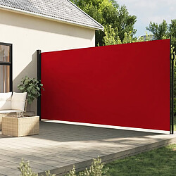 Maison Chic Auvent latéral rétractable | Store latéral | Brise-vue latéral rouge 200x600 cm -GKD49110