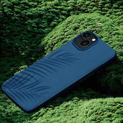 Avis Avizar Coque pour iPhone 15 Silicone Anti-traces Recyclable Classic Case Bio Bleu nuit