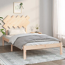 vidaXL Cadre de lit sans matelas 100x200 cm bois massif