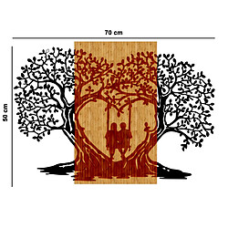 Avis EPIKASA Décoration Murale en Métal et Bois Arbre 16