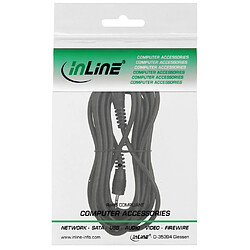 InLine® Câble jack, 2,5mm mâle/mâle, Stéréo, 0,5m