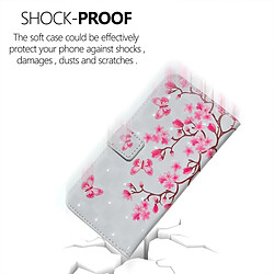 Wewoo Housse Coque Étui en cuir à rabat horizontal avec motif de fleurs pour papillons et motifs pour iPhone XR, porte-cartes emplacements pour cartes, cadre photo portefeuille pas cher