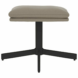 Avis Maison Chic Repose-pied,Tabouret confortable Gris clair 60x60x36 cm Velours -MN52463