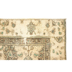 Vidal Tapis de laine 278x188 vert Vintage Royal pas cher