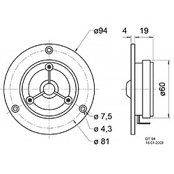 Alpexe VS-DT94/8 - Haut-parleur (4007540090047)