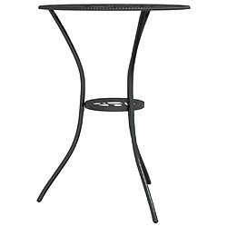 Avis vidaXL Ensemble de bistro 3 pcs Aluminium coulé Noir