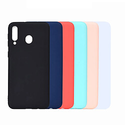 Wewoo Coque Souple Pour Galaxy A40 Candy Color TPU Case Blanc pas cher