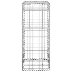 Acheter vidaXL Poteaux à panier de gabion 2 pcs 40x40x100 cm Fer