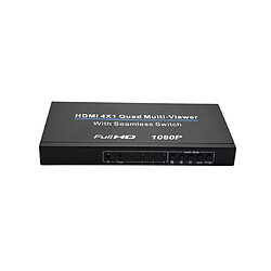 Avis 1080p HDMI Split Sclight 4 en 1 Sortir Splitter HD Switching Signaler 4 Affichage du signal Écran Split 4 ports