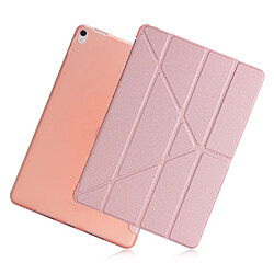 Etui en PU stand en origami or rose pour votre Apple iPad Air 10.5 (2019)/Pro 10.5 pouces (2017)