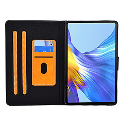 Etui en PU magnétique avec support et porte-carte pour votre Huawei MatePad 10.4 (2020)/(2022)/Honor V6 - orange