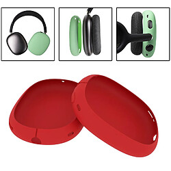 Acheter Étui De Protection En Silicone Pour Oreillettes Antichoc Pour écouteurs Airpods Max Rouge