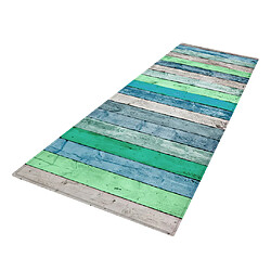 Tapis De Sol Tapis De Maison Moderne Tapis Rustique Runner Blue (40x120cm) pas cher