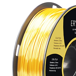 Acheter None Filament PLA soie ERYONE pour imprimante 3D 1 kg (2,2 lbs)/bobine - Or