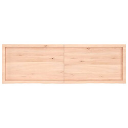 Acheter vidaXL Étagère murale 160x50x(2-4) cm bois de chêne massif non traité