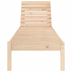 Avis Maison Chic Lot de 2 Chaises longues | Transat Bain de soleil 199,5x60x74 cm bois massif de pin -GKD53959