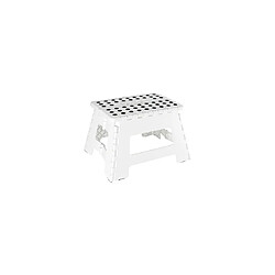 Venteo - Marche Pied Pliant - Résiste jusqu'à 150kg de charge - Pliable - 31.5 x 25.5 X 22 cm - Blanc