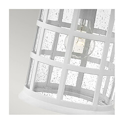 Acheter Elstead Lighting Applique murale extérieur Hinkley Verre à graines transparent,composite résistant aux intempéries, Blanc texturé