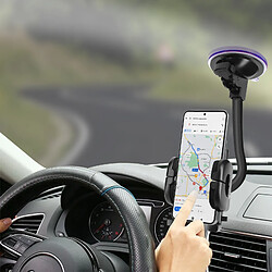 Avis Support Voiture Smartphone Pare Brise Tableau de Bord Bras Souple Forcell Noir