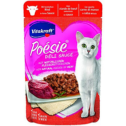 Aliments pour chat Vitakraft POESIE DELICE Viande de bœuf 85 g