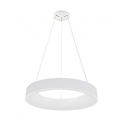 Luminaire Center Suspension moderne Giulia blanc en acrylique