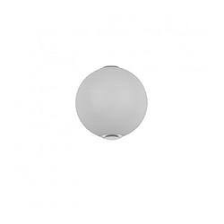 Luminaire Center Applique de jardin en aluminium Carsoli blanc