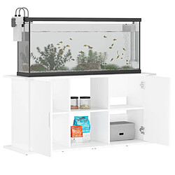 Avis vidaXL Support pour aquarium blanc 121x41x58 cm bois d'ingénierie