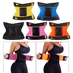 5x Ceintures de Sudation Femme Amincissante Corset Minceur Serre-Taille en Spandex Ventre Plat Gaine Sculptant Réglable Belt Cincher pour Sport -S