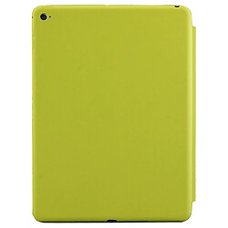 Avis Wewoo Smart Cover vert pour iPad Air 2 fluo Étui en cuir naturel traité en trois parties avec fonction veille / réveil et support