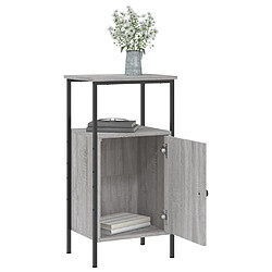 Acheter Maison Chic Table de chevet, Table de Nuit pour chambre salon sonoma gris 41x31x80 cm bois d'ingénierie