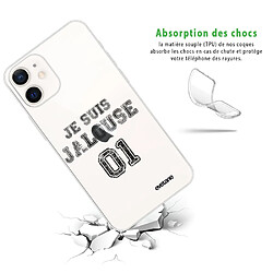 Avis Coque iPhone 12 mini souple transparente Jalouse 01 Motif Ecriture Tendance Evetane