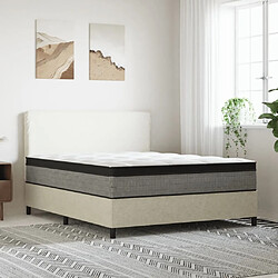 Maison Chic Matelas à ressorts ensachés dureté moyenne pour chambre, Matelas doux 160x200 cm -GKD43824