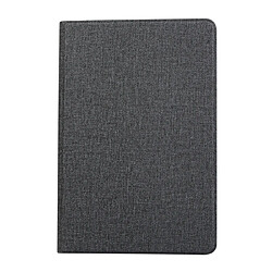 Wewoo Housse Étui Coque en cuir à rabat horizontal TPU tissu Texture pour iPad Mini 2019 et 4avec support Noir