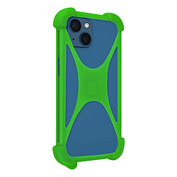 Avizar Coque Smartphone jusqu'à 6.7 pouces Universelle Silicone Gel Extensible vert