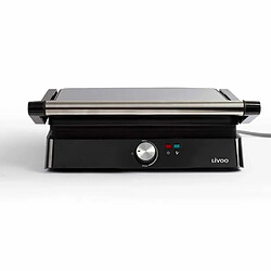 Avis Livoo APPAREIL Grill Viande / Panini 2200W INOX Bac recuperateur de graisse anti-adhesive 2200W Haute qualité