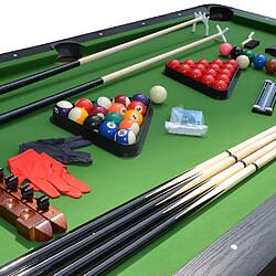 Atlanta Deluxe Semi Professional Billiards Table - Easy Assembly - Inclut des levelers de jambe - Idéal pour jouer avec des amis - Devessport