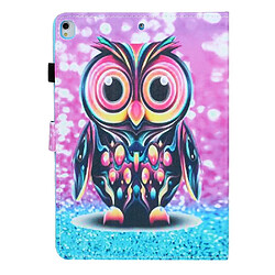 Avis Etui en PU impression élégante hibou pour votre Apple iPad 10.2 (2019)