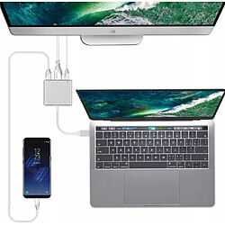 Avis GUPBOO Adaptateur USB C HDMI+USB 3.0+PD Hub 4K MacBook 3 en 1,JL135