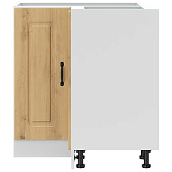 Acheter vidaXL Armoire d'angle de cuisine Kalmar chêne artisanal