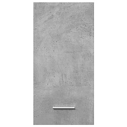 Avis vidaXL Armoire suspendue gris béton 30x31x60 cm bois d'ingénierie