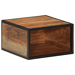 Maison Chic Table de chevet murale - Table de Nuit 35x35x20 cm bois massif d'acacia