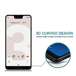 Acheter Wewoo Film de verre trempé plein écran dureté 3D bord courbe 0.3mm 9H pour le pixel 3 XL Google