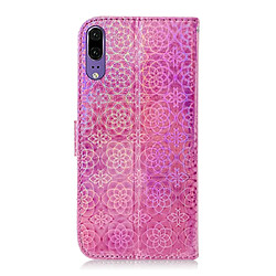 Avis Wewoo Housse Coque Pour Huawei P20 Couleur unie Boucle magnétique colorée Flip horizontal en cuir PU avec support et fentes cartes et portefeuille et lanière rose