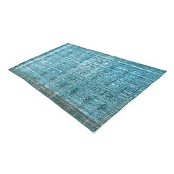 Vidal Tapis de laine 241x140 Bleu Ultra Vintage